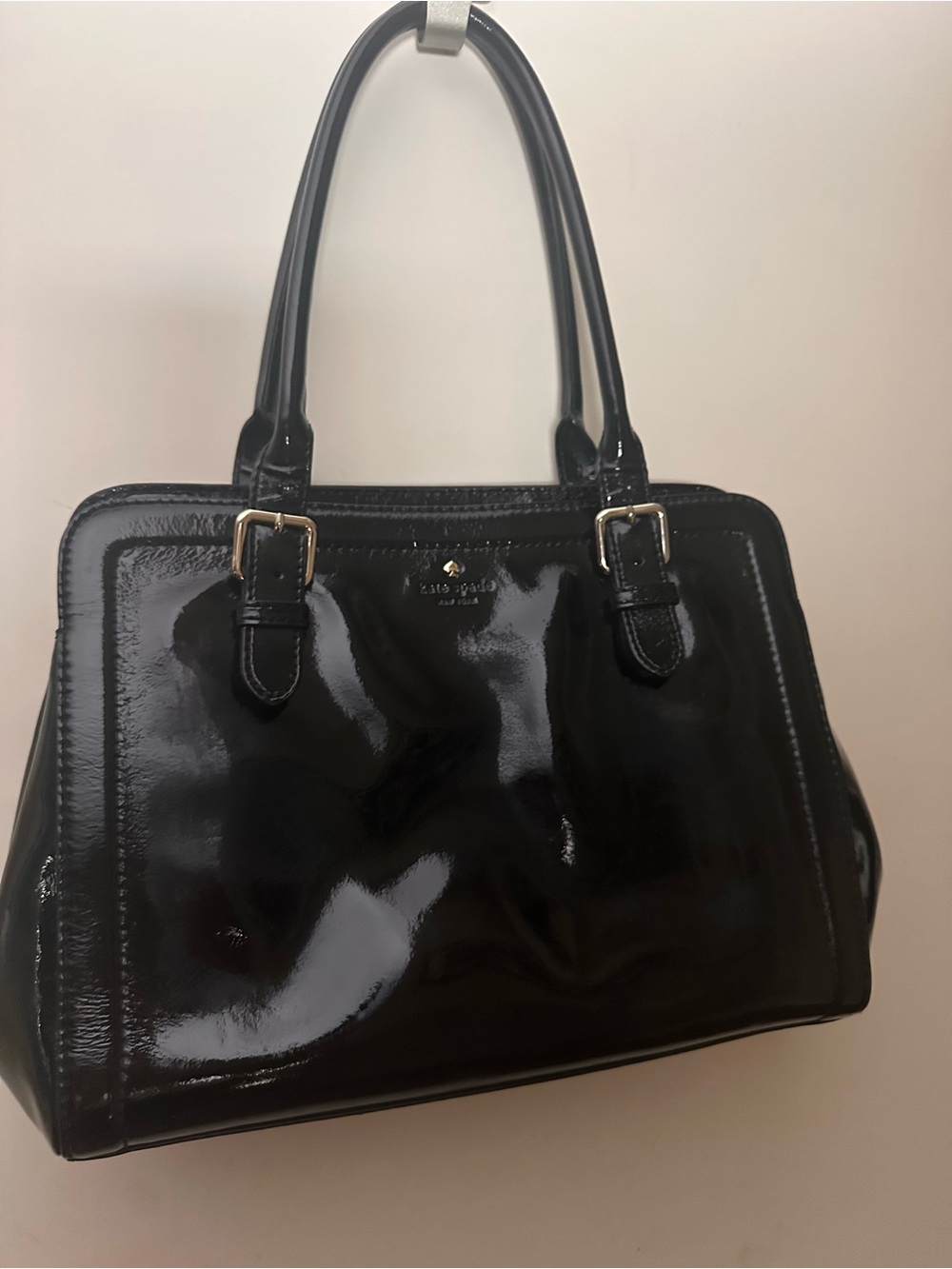 kate spade Black Patent Leather Shoulder Bag